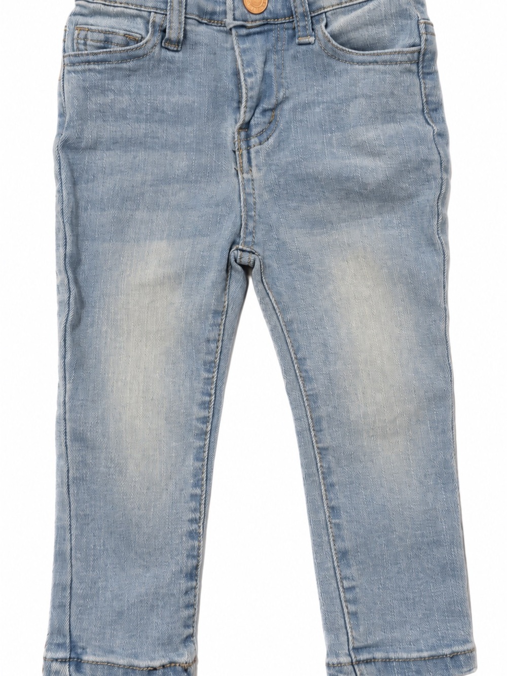 Bien Bleu Toddler Girls’ Light Wash Denim Jeans 2T